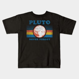 Pluto Never Forget Kids T-Shirt